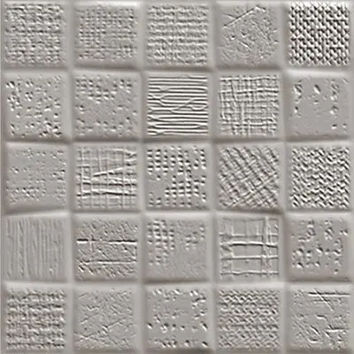 Grey 50x50 mosaic, textured, tactile, scored tile