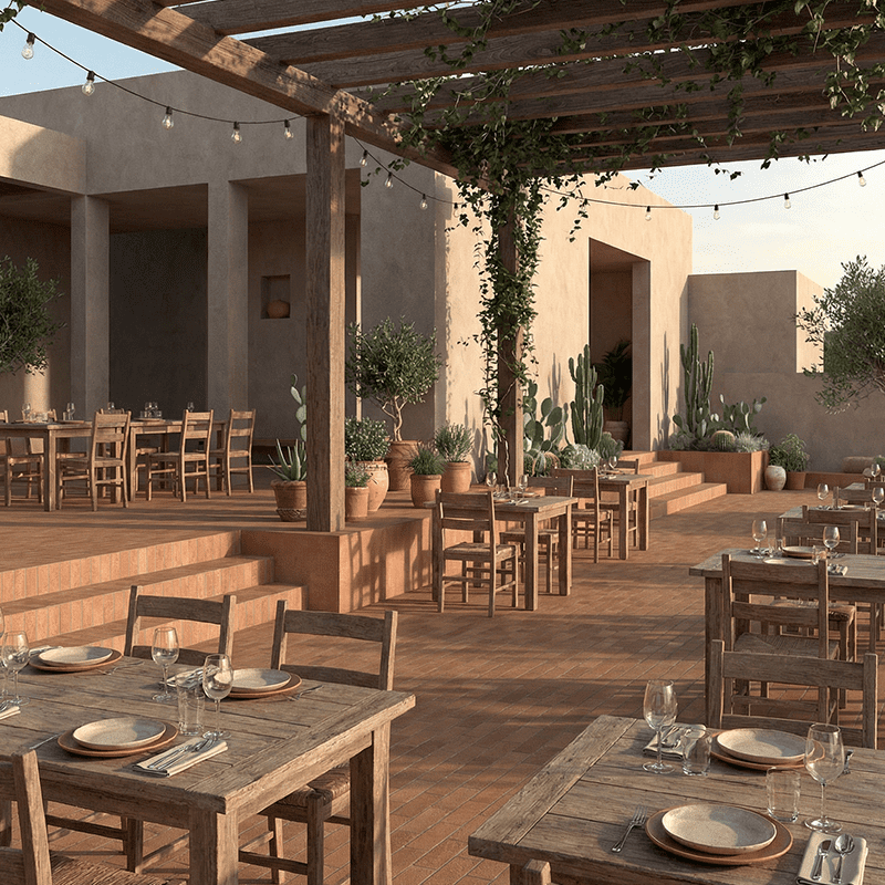 Warm Outdoor Tiles