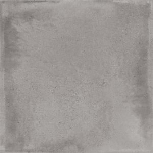 Gloss grey ceramic tile with shade variation.