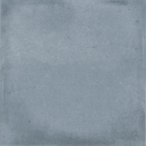 Gloss light blue ceramic tile with shade variation.