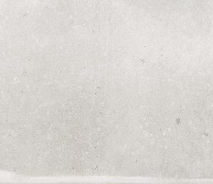 Gloss geometric pattern ceramic tile in 65x200mm format. White background with circular motif and a flower in yellow, nude and green.